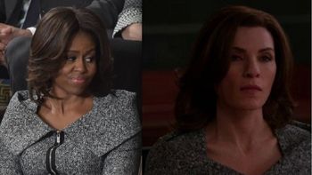 ¿michelle obama le copio el look a la protagonista de una serie politica? ¿michelle obama le copio el look a la protagonista de una serie politica?