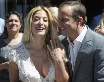 Detalles de la boda de Cirio e Insaurralde