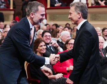 Felipe VI y Mauricio Macri