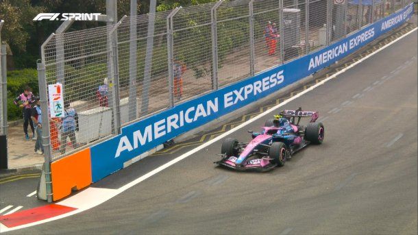 Franco Colapinto abandono en la Sprint del GP de Singapur