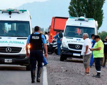 A una mujer se le accionó el matafuego