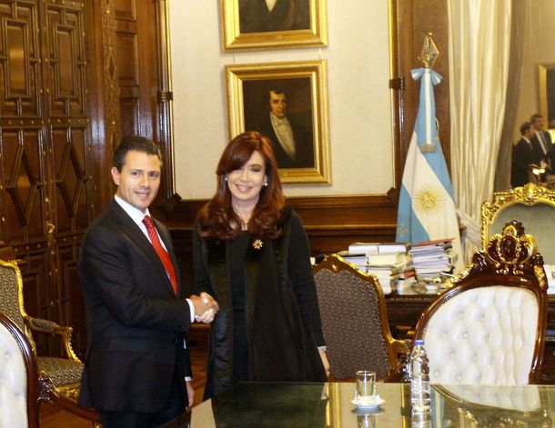 CFK agradeció al presidente mexicano por el apoyo de Pemex en el acuerdo con Repsol
