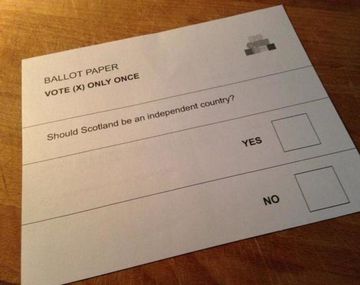 Ya comenzó el histórico referéndum por la independencia de Escocia