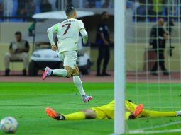 Cristiano marcó un doblete para el Al Nassr: Agustín Rossi jugó 8 minutos