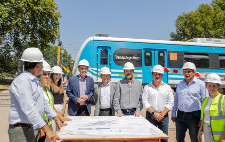 Avanzan las obras del paso bajo nivel en San Martín