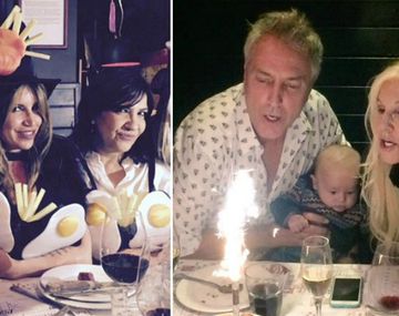 El divertido festejo de cumpleaños de Marley con Susana y Flor Peña