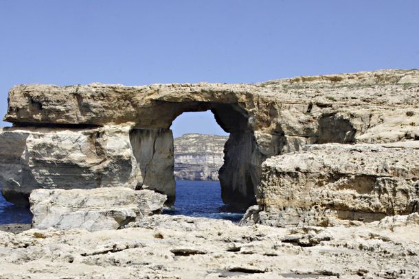 La Ventana Azul colapsó durante un temporal