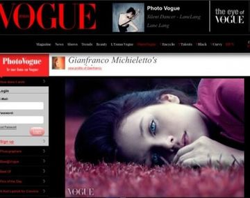 Bárbara Vélez se luce en la portada de Vogue en Italia