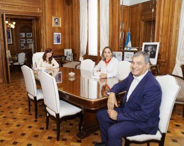 Cristina Kirchner recibió a Rafael Correa y a Gabriela Rivadeneira