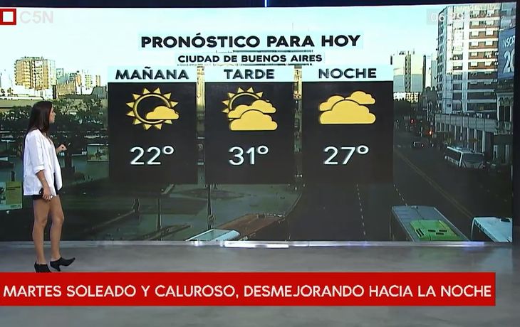 El calor y la humedad seguirían hasta el miércoles