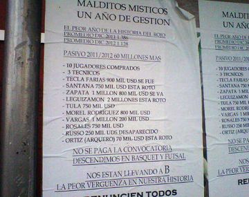 Aparecieron afiches contra Cantero en Avellaneda