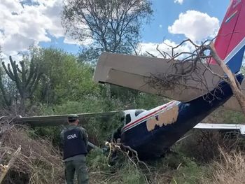 Video: así fue el momento en que que cayó en Salta la avioneta con 140 kilos de cocaína
