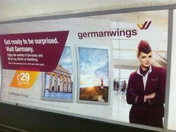 extrana publicidad de germanwings extrana publicidad de germanwings