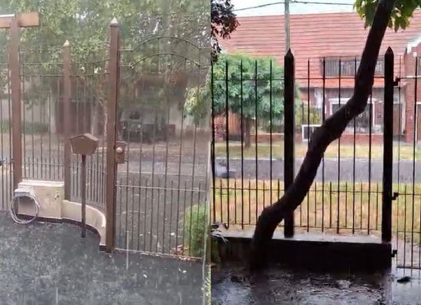 Tras el apagón en AMBA, se largó la tormenta: los videos de las lluvias en el conurbano