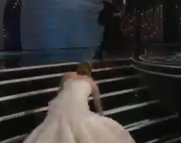 La caídad de Jennifer Lawrence