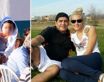 La furia de Ojeda: Maradona ya no se ocupa de su hijo