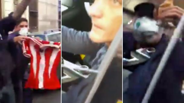 VIDEO: hinchas de River cargaron a Guillermo Barros Schelotto en la calle