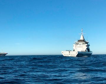 Argentina logró detener a un buque pesquero chino que se había fugado