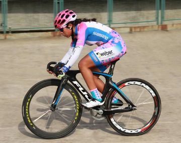 Maribel viene de competir en el Panamericano, Mundial de pista y de ruta, todo en Junior