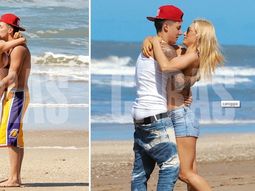 Alexander Caniggia y su novia, en una cariñosa reconciliación