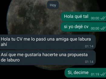 Dejó un CV en una conocida cafetería y recibió una gravísima propuesta