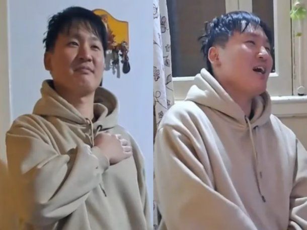 El coreano más argentino: la reacción de un hincha viendo a Messi y la Selección