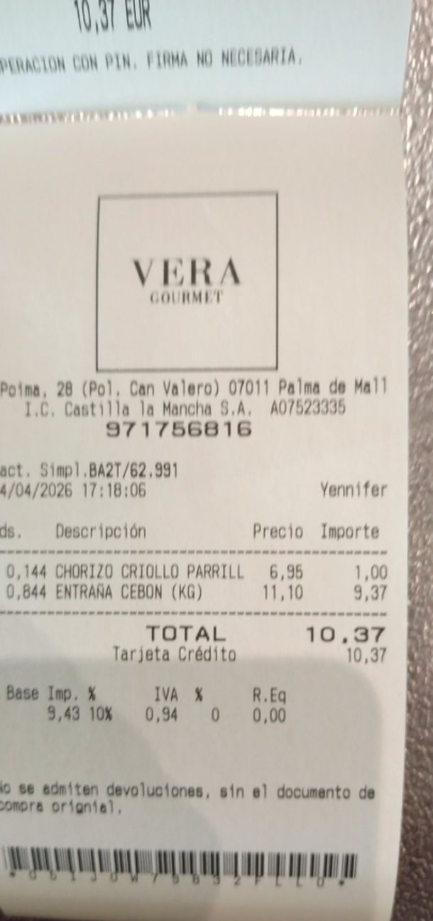 Ticket viral: mostró cuánto cuesta la carne argentina en Europa y causó indignación