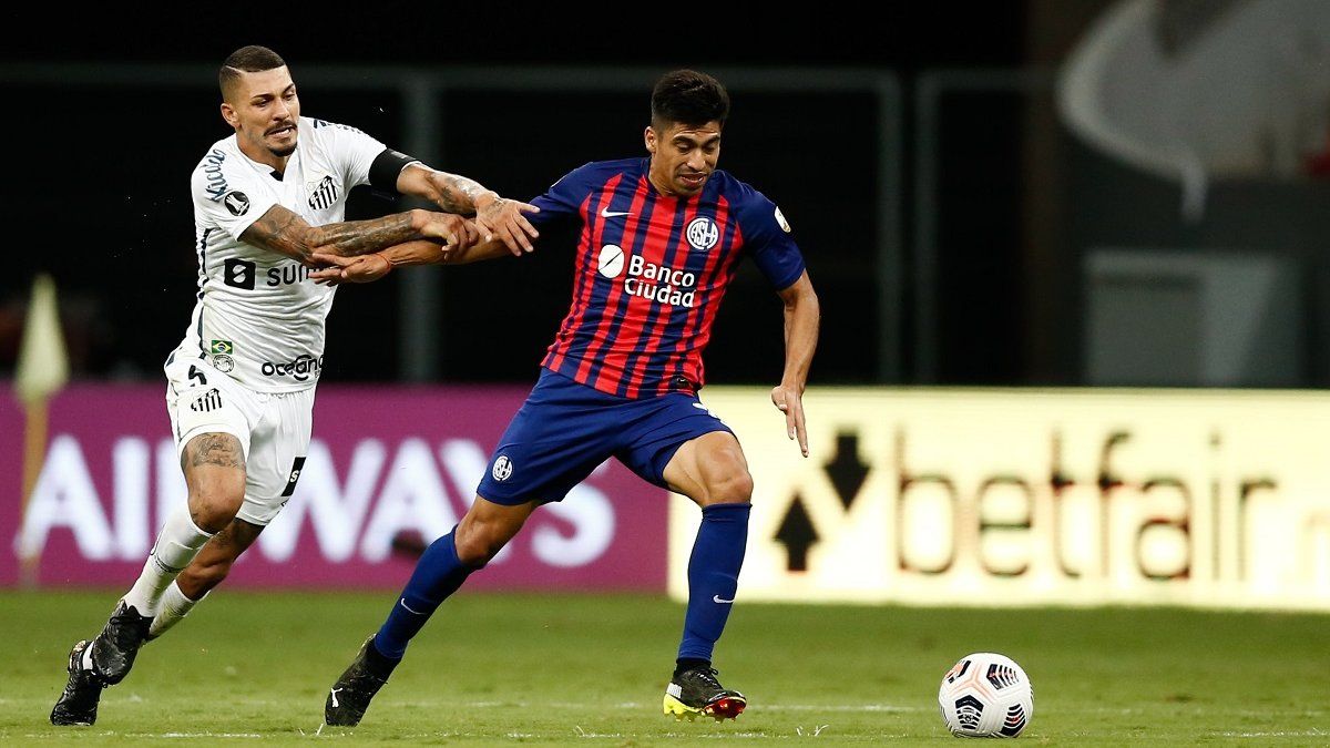 Santos empata 2-2 con San Lorenzo, que ahora necesita dos ...