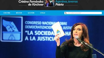 cristina presento en twitter su nueva pagina web cristina presento en twitter su nueva pagina web