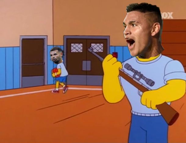 Los memes por la pelea de Cardona con Alcaraz en Racing-Atlético Tucumán