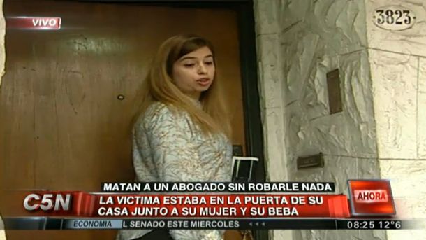 La viuda del abogado descarta un ajuste de cuentas: Dio su vida para que no se llevaran a mi hija