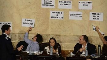 kilo de asado $180, asi recibio la oposicion a macri en el recinto kilo de asado $180, asi recibio la oposicion a macri en el recinto