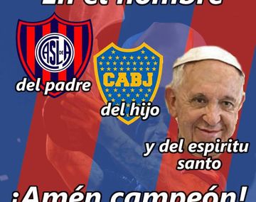 Los afiches de la celebración de San Lorenzo