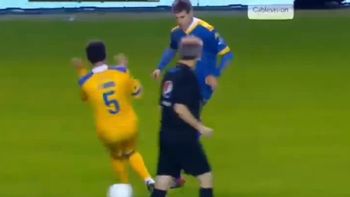 ¿peleados? palermo tiro un cano y roman paro el partido para aplaudirlo