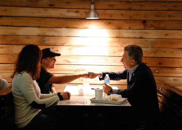 Macri saluda a Brian