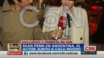calu rivero y sean penn cenaron juntos en buenos aires calu rivero y sean penn cenaron juntos en buenos aires