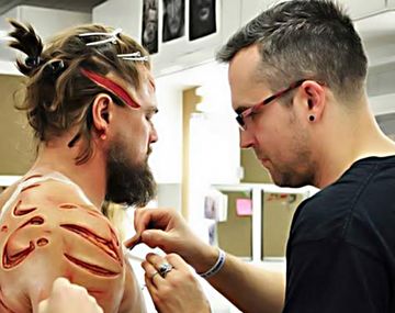 Las impactantes heridas de Dicaprio en El renacido