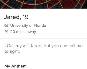 Se hizo famoso por su perfil en Tinder