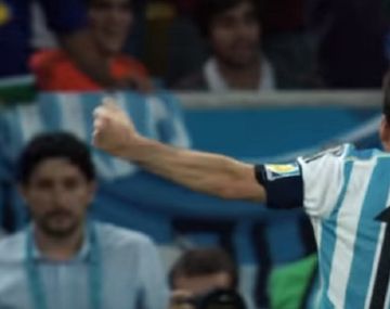Messi en el video de la canción del Mundial