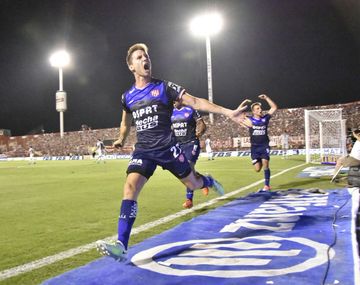 Franco Soldano marcaba el empate parcial