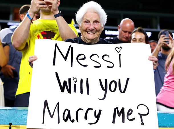 ¿Te casarías conmigo?, la propuesta viral de una señora a Lionel Messi