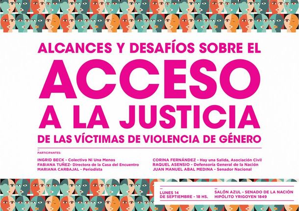 #NiUnaMenos: charla sobre el acceso a la Justicia para las víctimas de violencia de género
