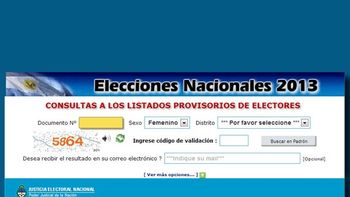 ya podes consultar los padrones para el 27 de octubre ya podes consultar los padrones para el 27 de octubre