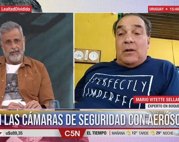 Mario Vitette Sellanes habló con Jorge Rial sobre el robo a una joyería en Quilmes