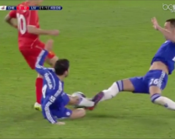 Insólito: el capitán del Chelsea lesionó a una de las figuras de su equipo