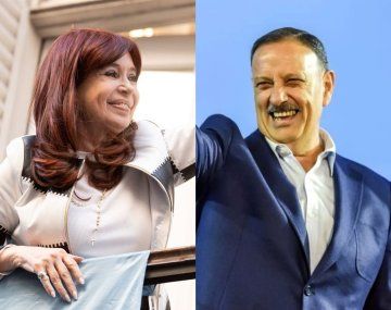 Feroz interna entre Cristina Fernández de Kirchner y el gobernador Ricardo Quintela