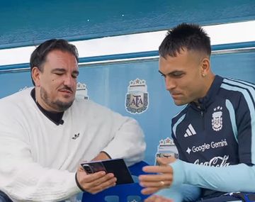 La emotiva reacción de Lautaro Martínez al festejo de un combatiente de Malvinas