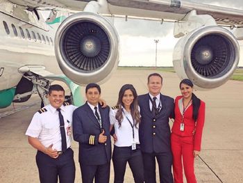 Ximena Suárez, la azafata sobreviviente