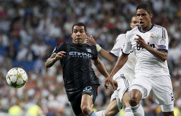 Con Agüero y Tevez, Manchester City recibe al Real Madrid