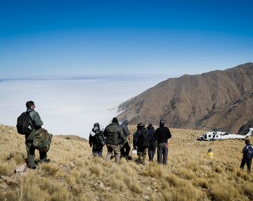 La hostil zona en la que debió aterrizar el helicóptero